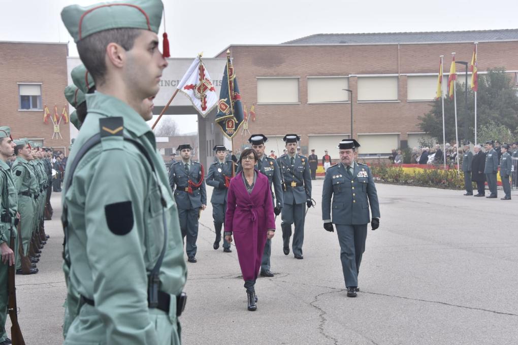 María Gámez preside el acto conmemorativo del centenario del Himno de la Guardia Civil