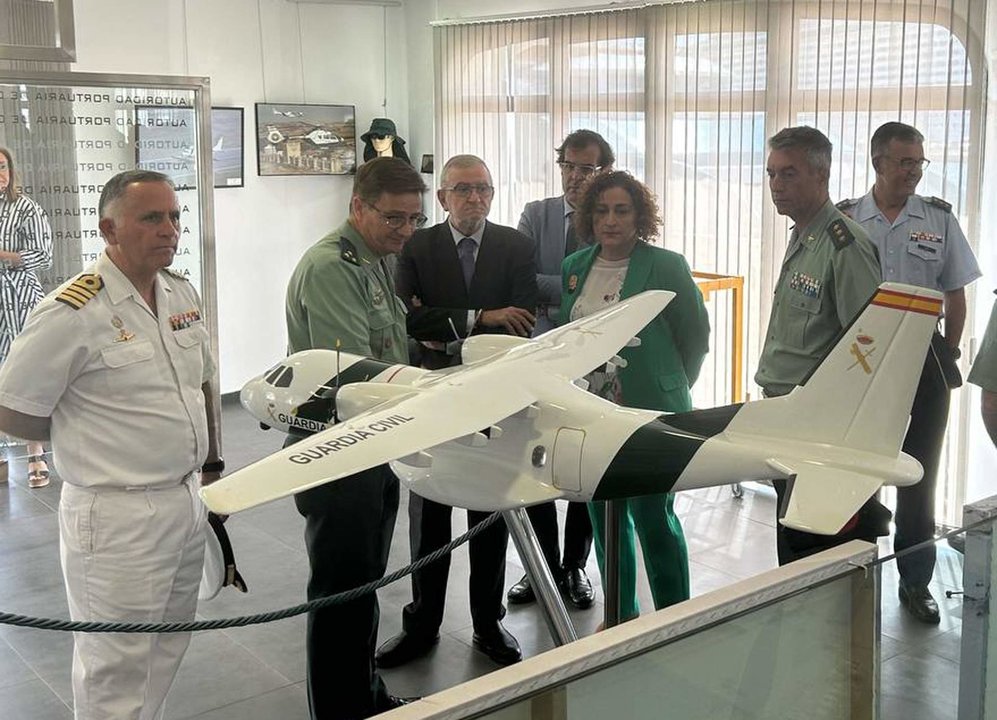 La Guardia Civil inaugura en Cartagena la exposición que conmemora el 50º aniversario de su servicio aéreo