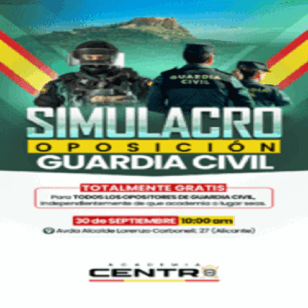 Academia Centro en Alicante, formación para oposiciones de Policía Nacional y Guardia Civil, acceso físico y temario para preparación