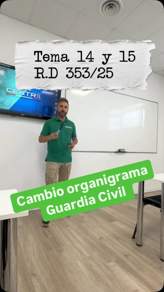 ¿Opositas a Guardia Civil? Ya está disponible el NUEVO organigrama actualizado por el Real Decreto 353/25. Temas 14 y 15 modificados. ¡Comenta GUARDIA CIVIL y te lo enviamos!