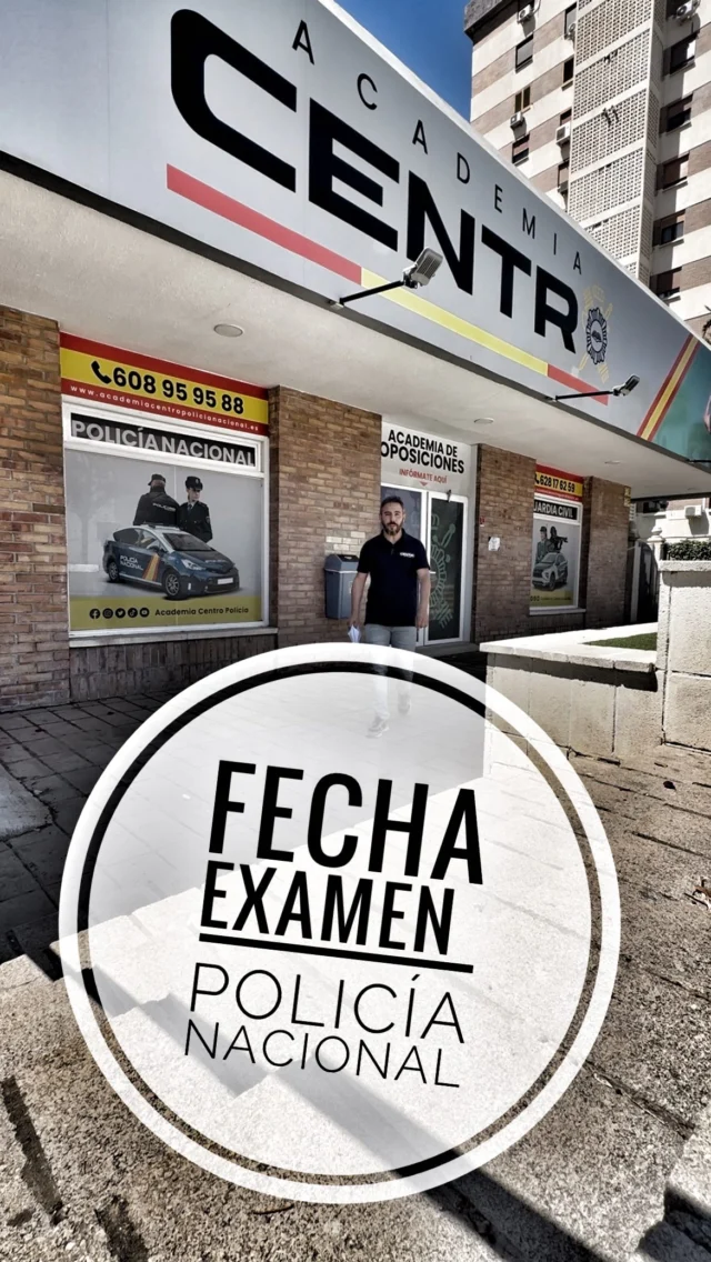 🔵 Academia Centro te cuenta las últimas noticias sobre la primera prueba de las oposiciones a Policía Nacional 2025: fechas oficiales, temario actualizado, requisitos, cambios importantes, examen tipo test, pruebas físicas, psicotécnicos, escalas, tribunal, acceso, convocatoria en el BOE, consejos de preparación, trucos y todo lo que necesitas para ingresar con éxito 🚓📚